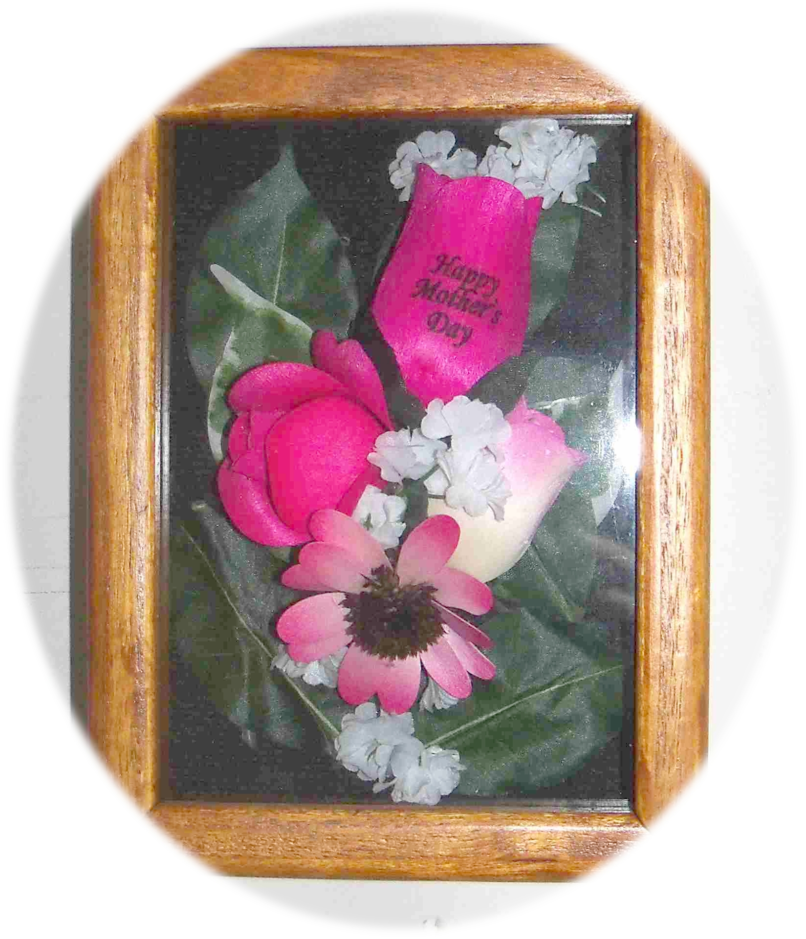 Personalized Wooden Rose Wood Shadow Boxes
