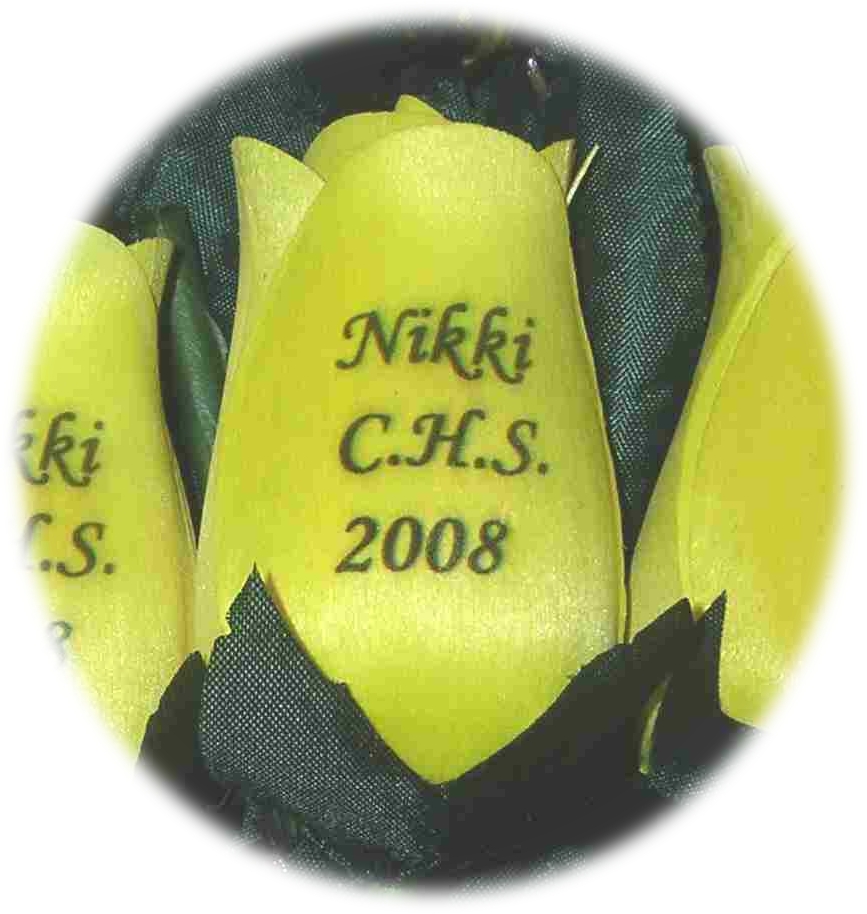 Personalized Graduation Wooden Roses Graduation Flowers Personalized